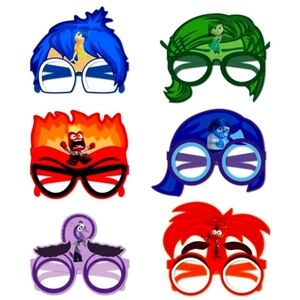 Inside out 12Pcs Mask Glasses Party Favors